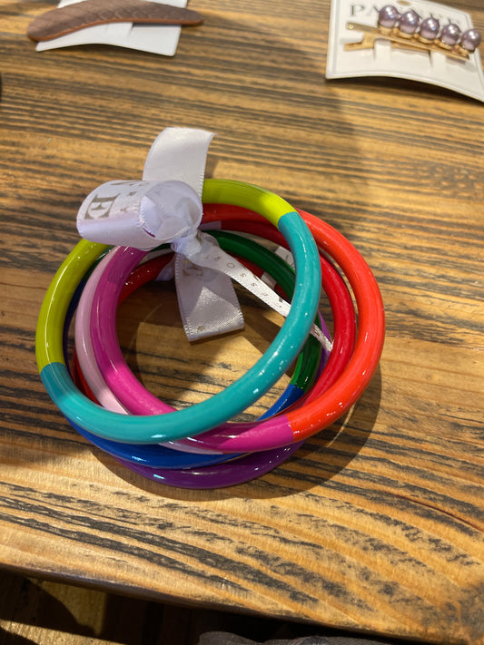 Color Block Bangles