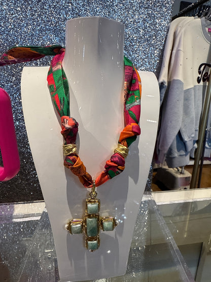 Scarf necklace