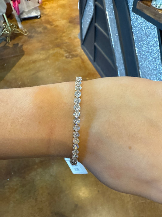 4MM TENNIS STRETCH BRACELET