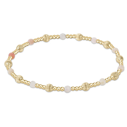 DIGNITY SINCERITY PATTERN 4MM BEAD BRACELET