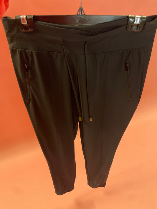 trousers black zipper pants