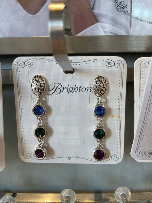 ELORA GEM DOTS DROP EARRINGS