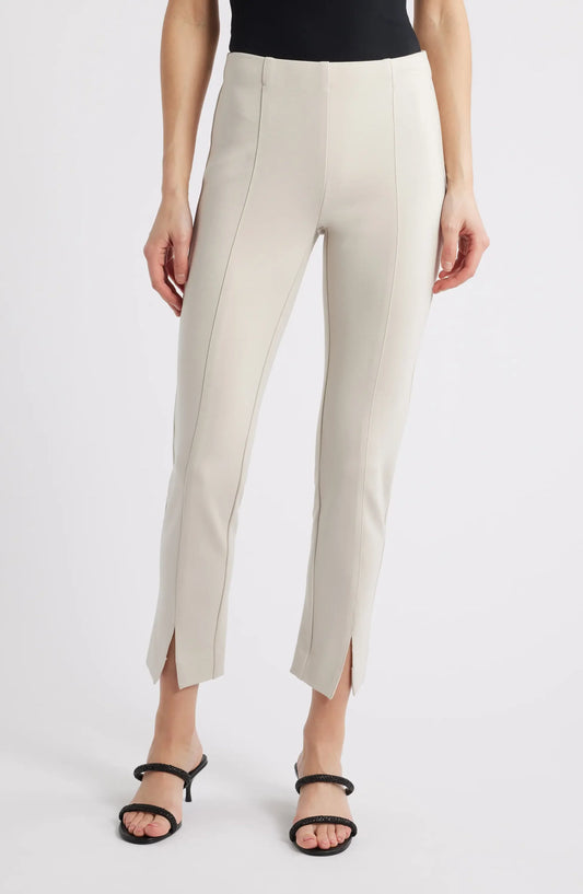 Pull-on Ponte Pant w/Split hem