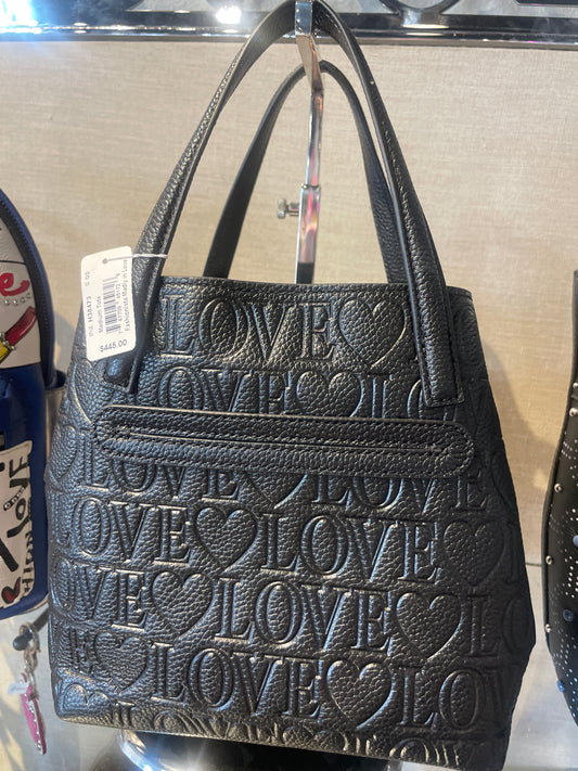 black madly in love med tote
