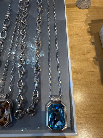 Meridian aurora silver necklace