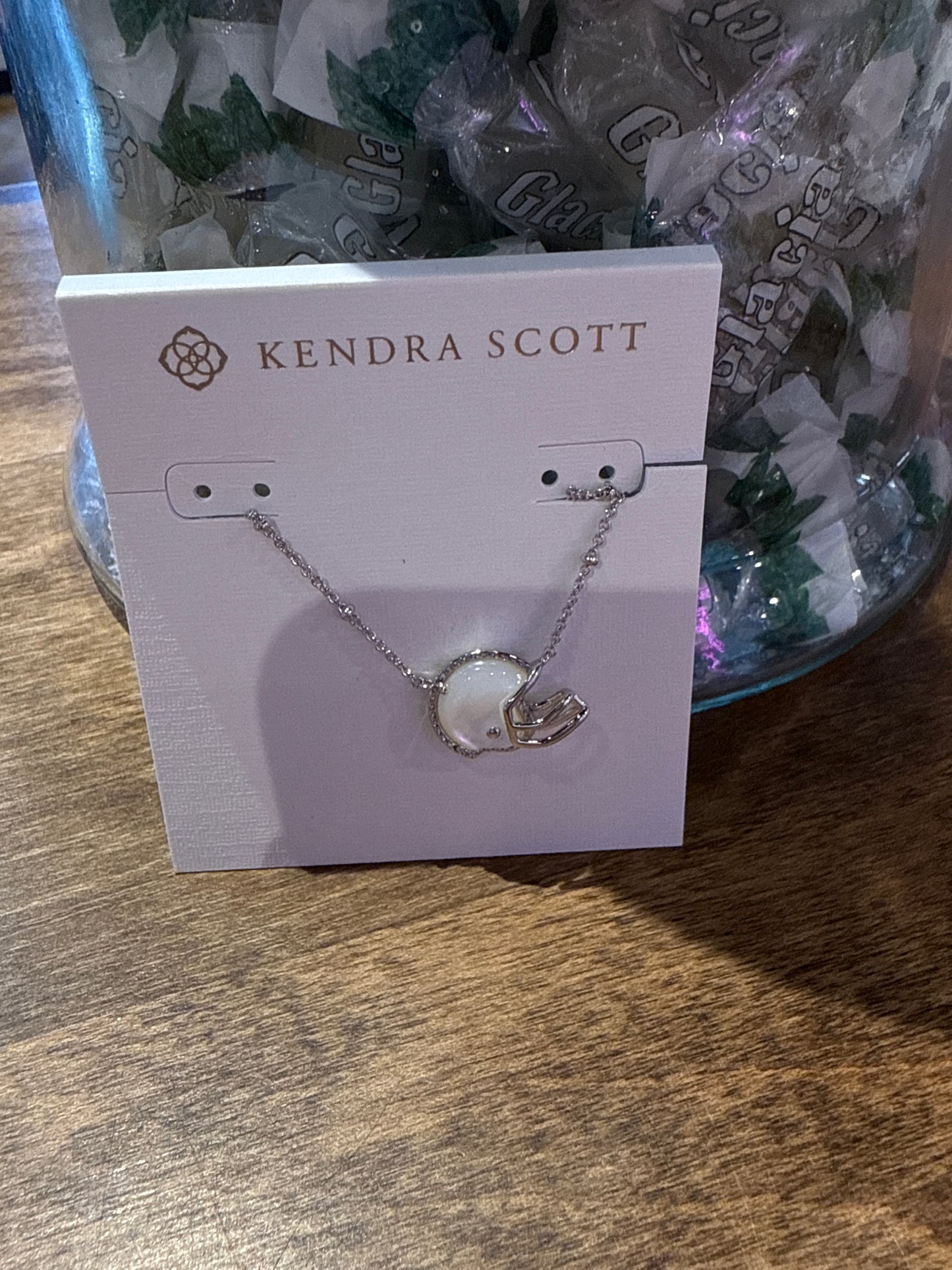 Football helmet necklace