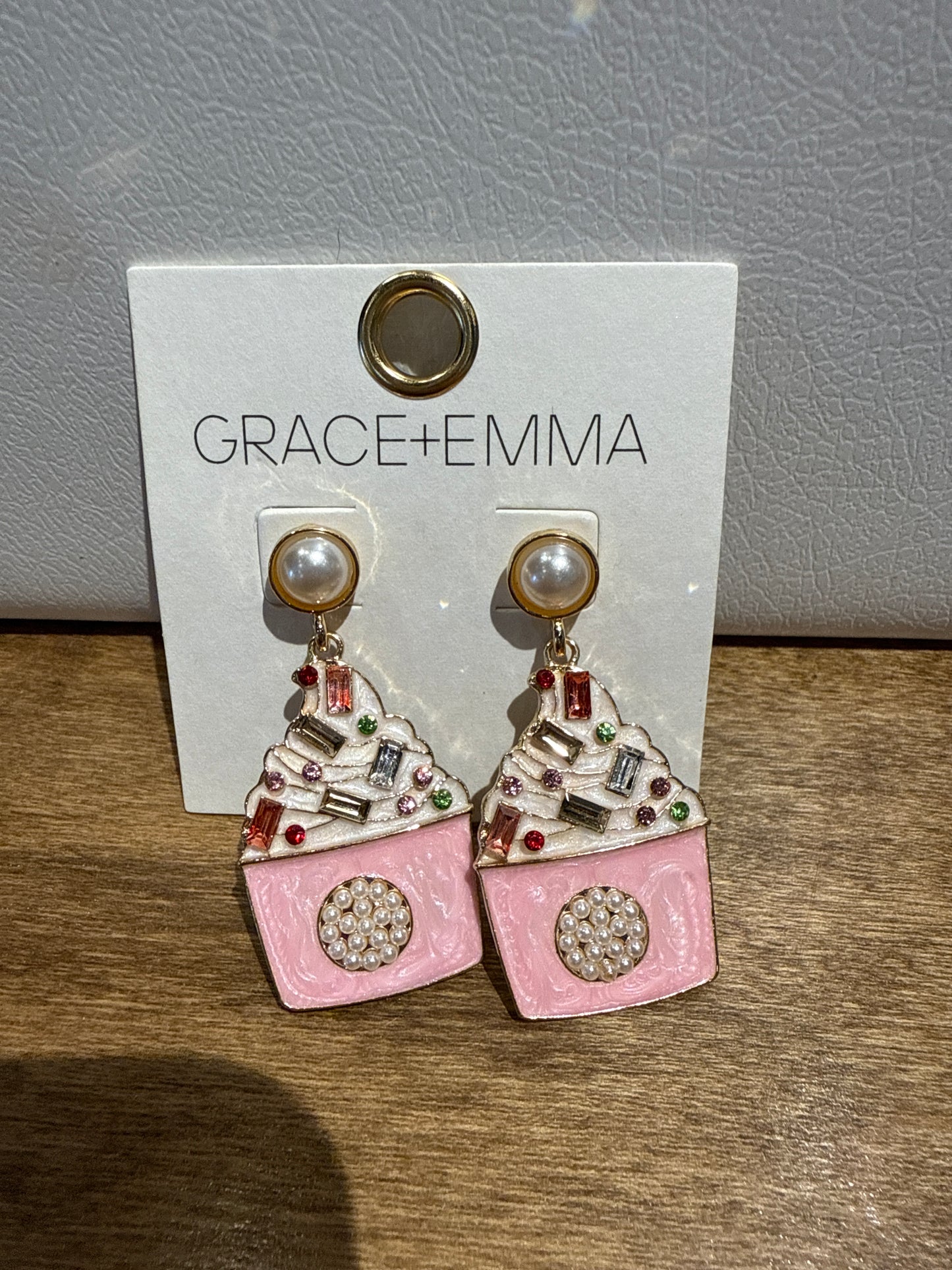 cupcake earrings