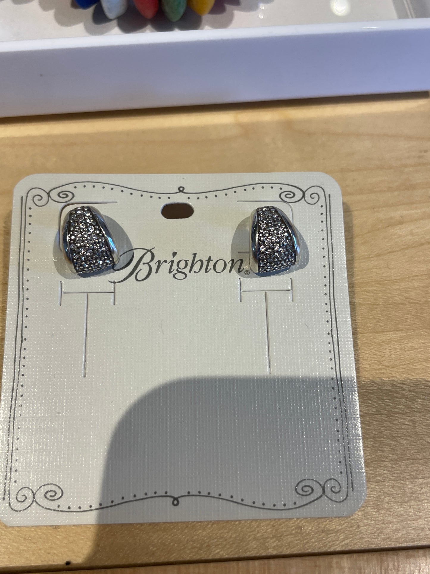 meridian small silver hoop