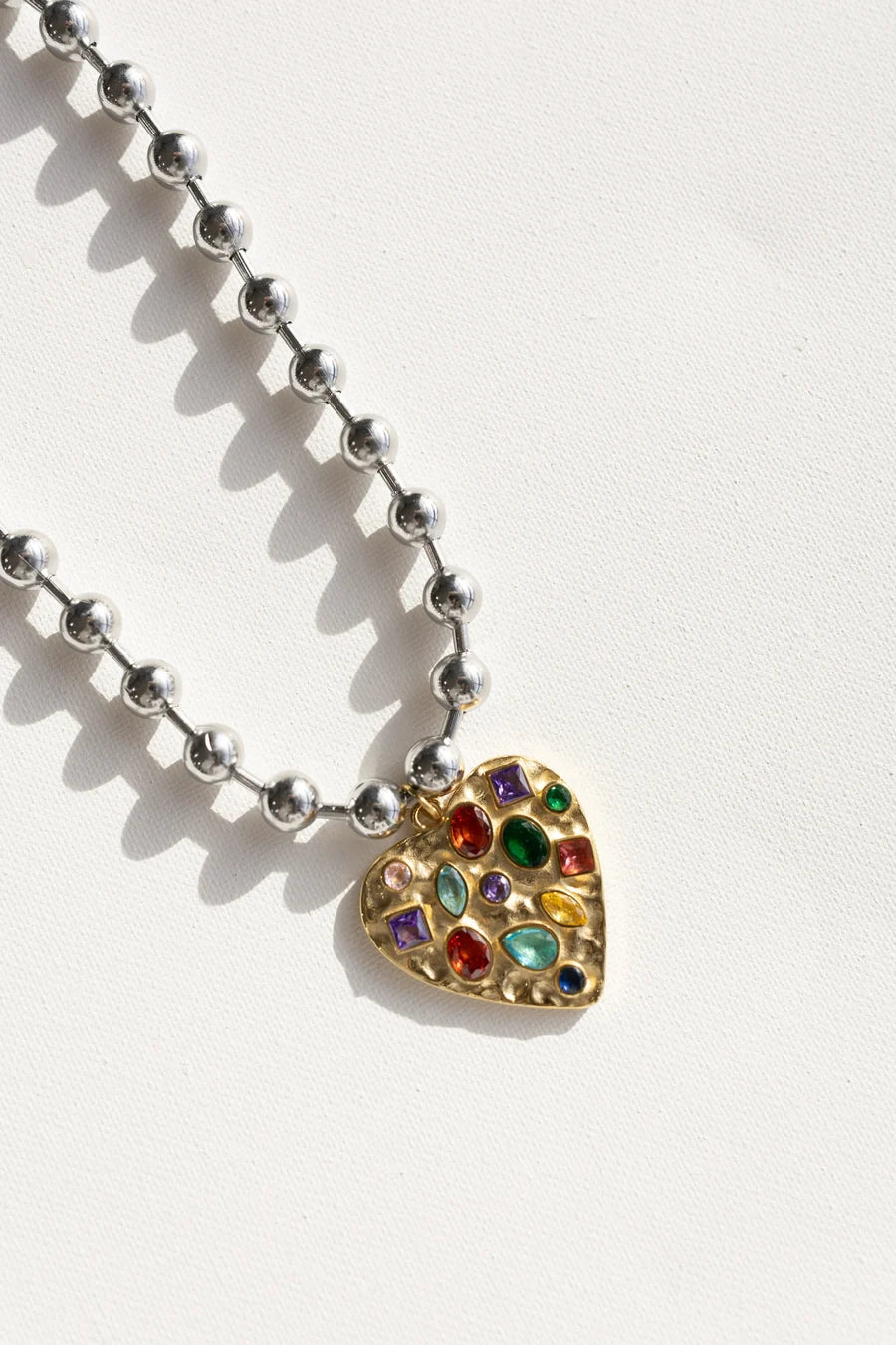 Confetti Heart Necklace