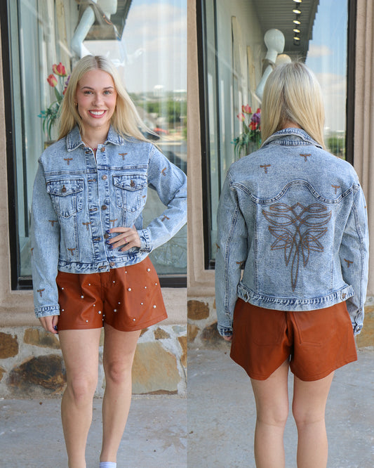 BOOTS STITCH DENIM TRUCKER JACKET