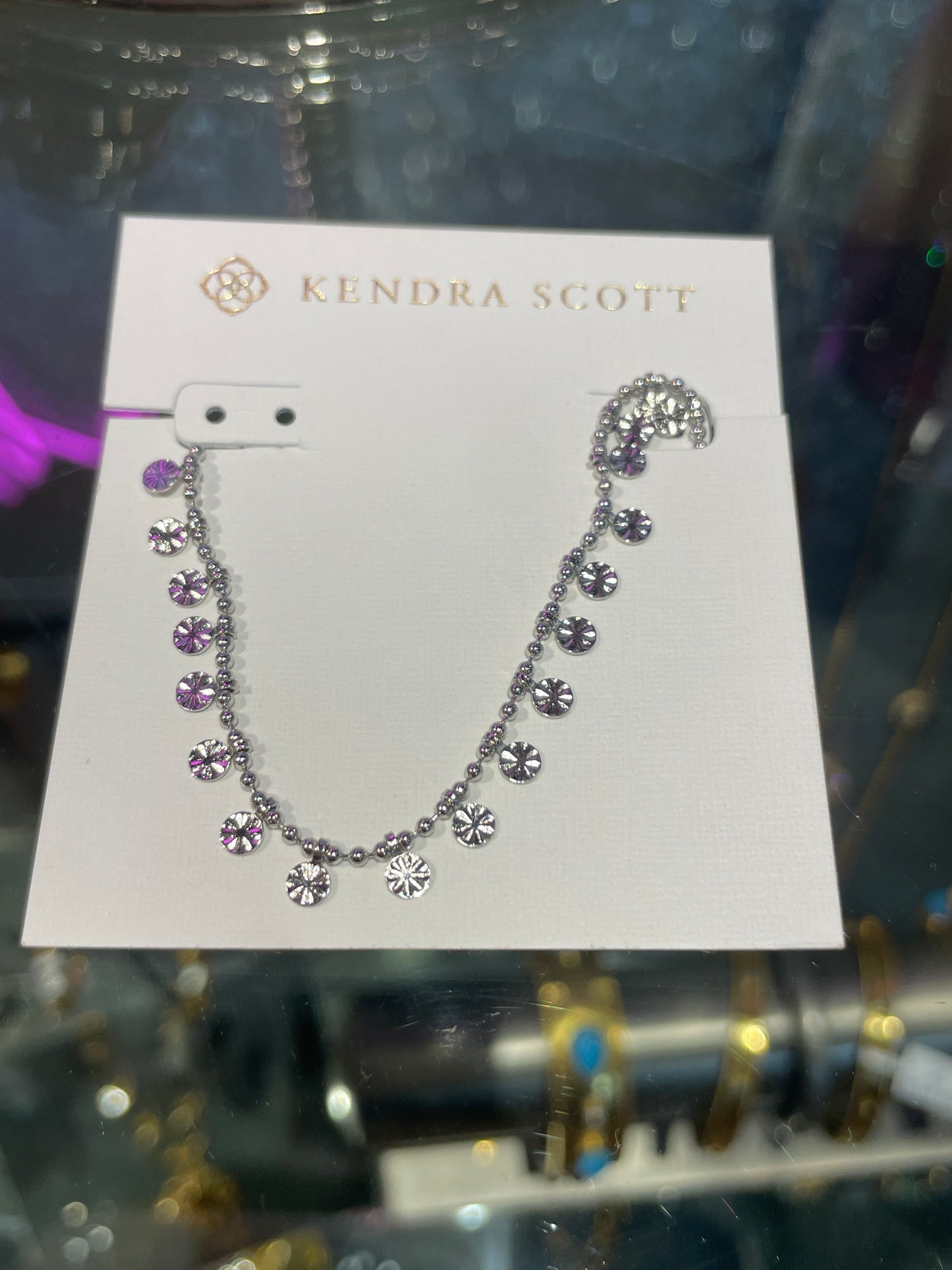 silver kendra scott dainty pendant necklace