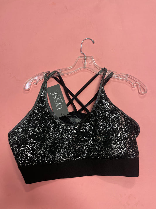 SILVER FOIL SPORTS BRA