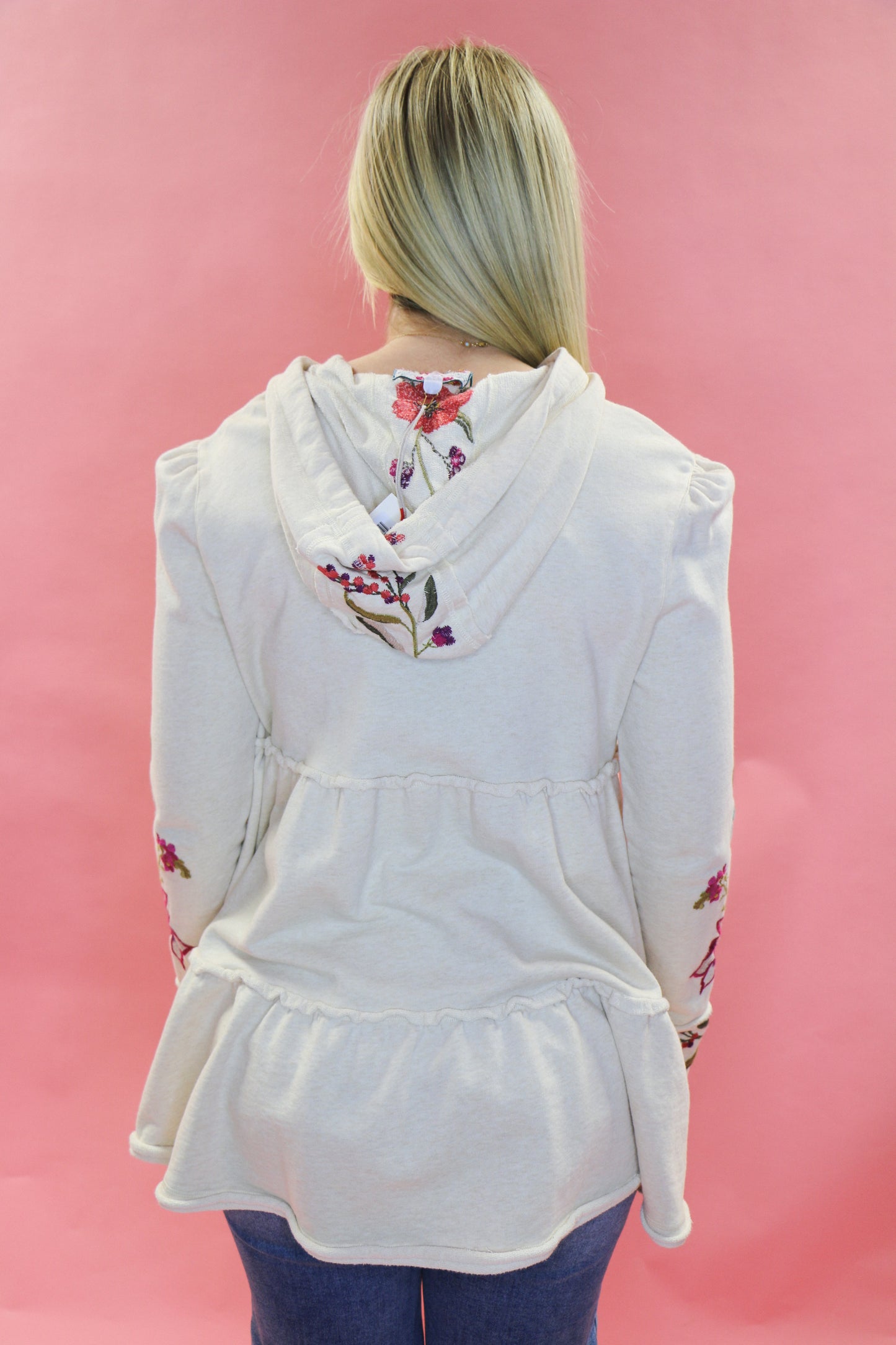 FLORE TIERED HOODIE