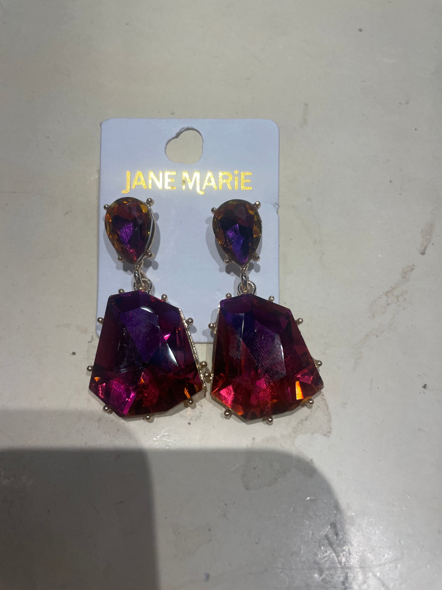 jane marie crystal earrings
