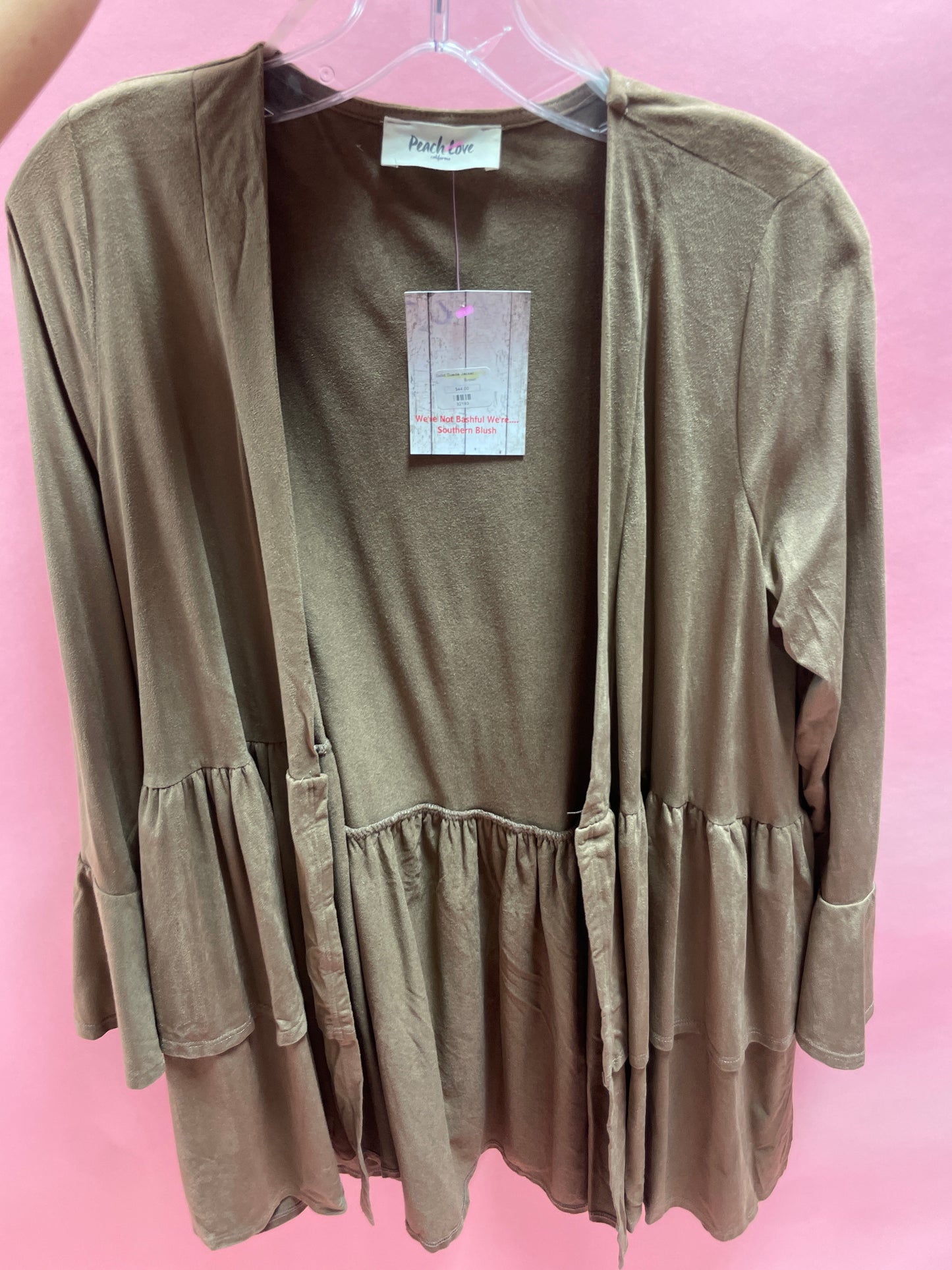 SOLID BROWN JACKET