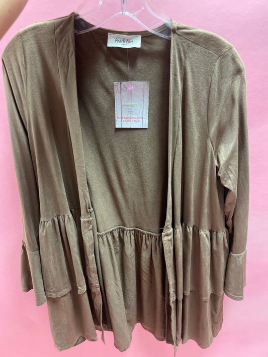 SOLID BROWN JACKET