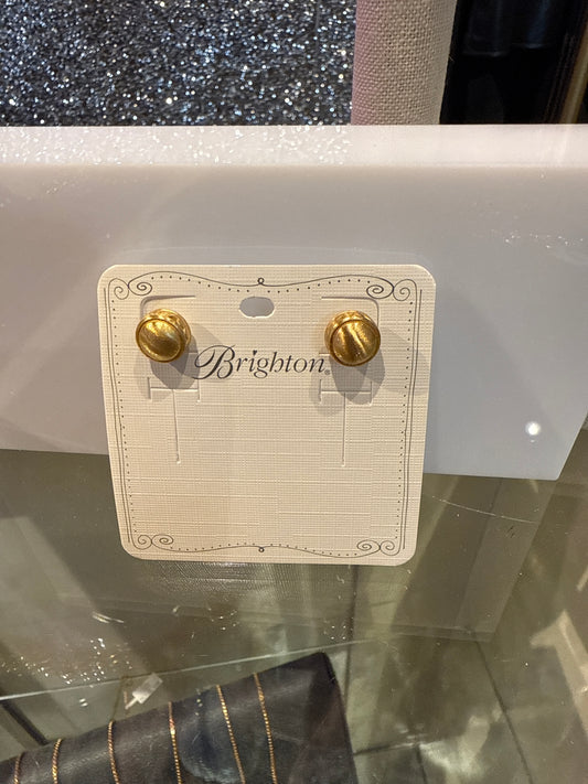 Contempo gold stud earrings
