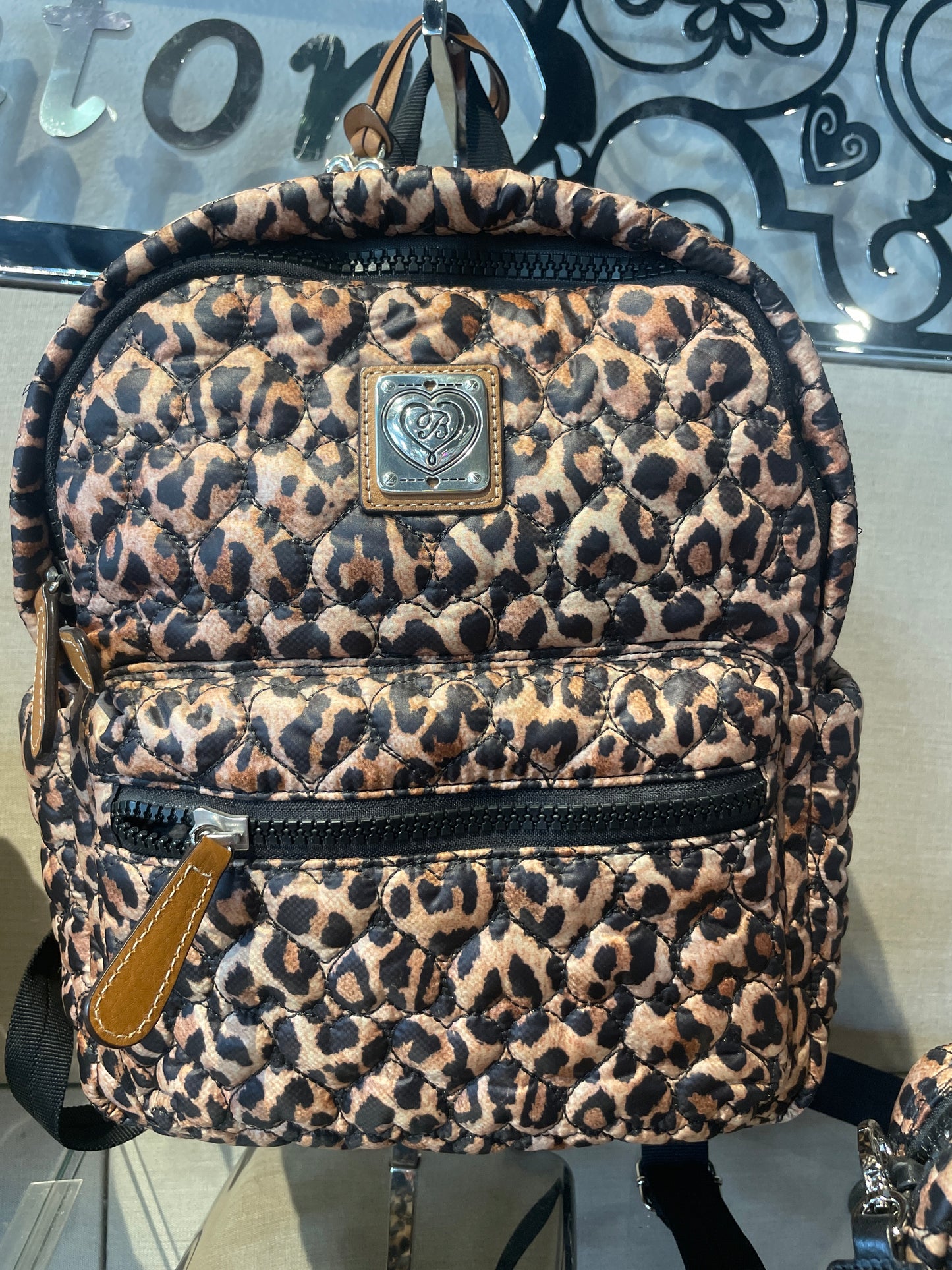 leopard backpack