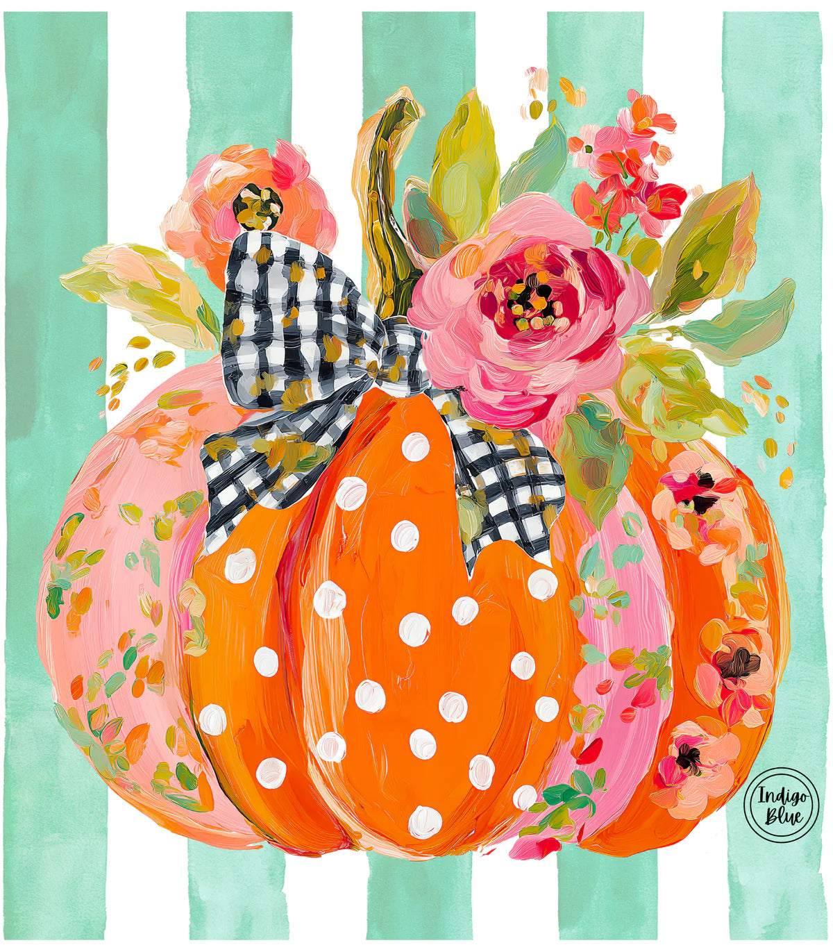 flower pumpkin cut tee