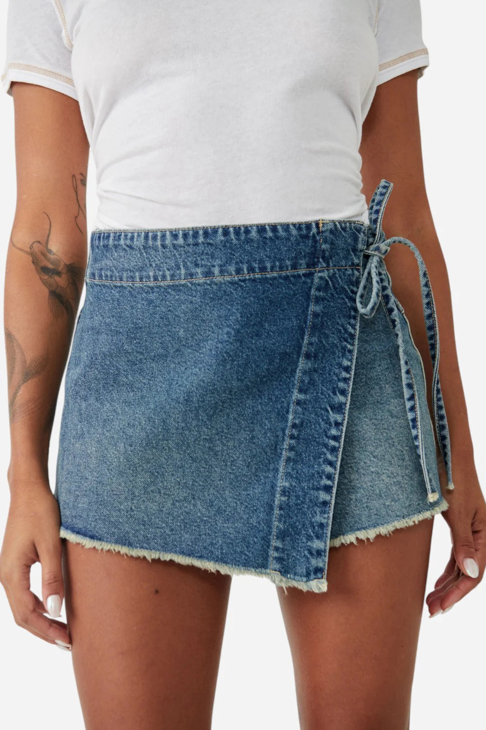 EMMY DENIM SKORT