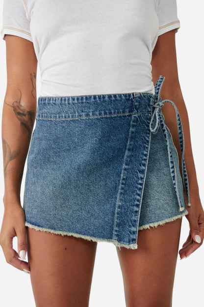 EMMY DENIM SKORT