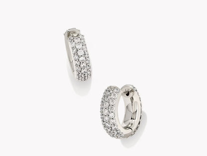 MIKKI PAVE HUGGIE EARRING