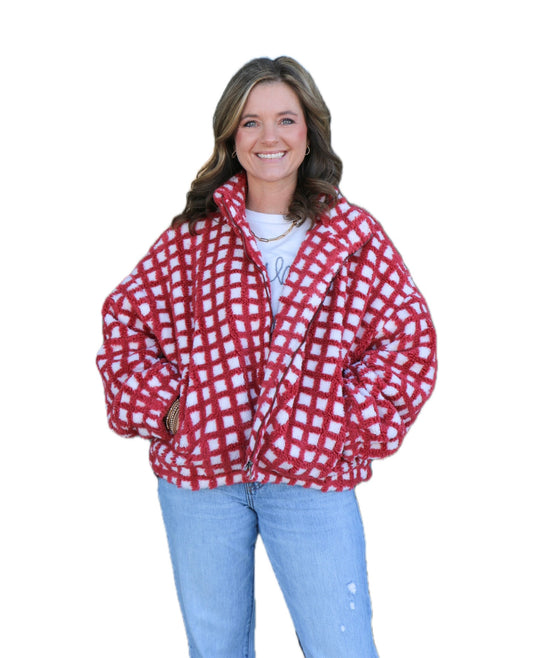 Fuzzy Sherpa Jacket
