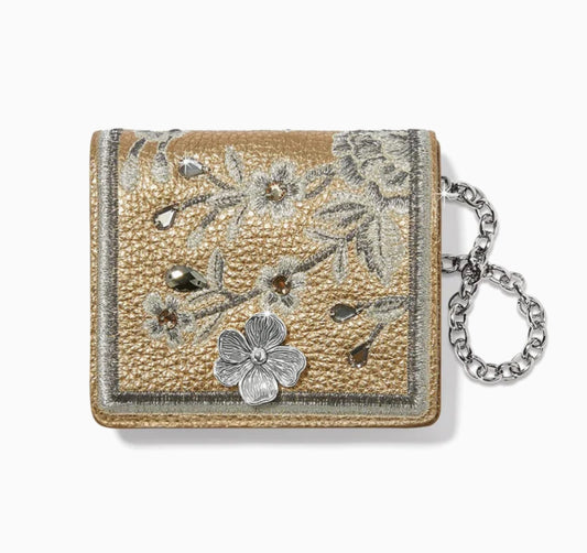Gold Everbloom Shimmer Wallet