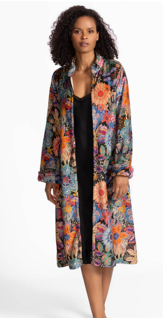 ZIP UP ROBE - CAETANA