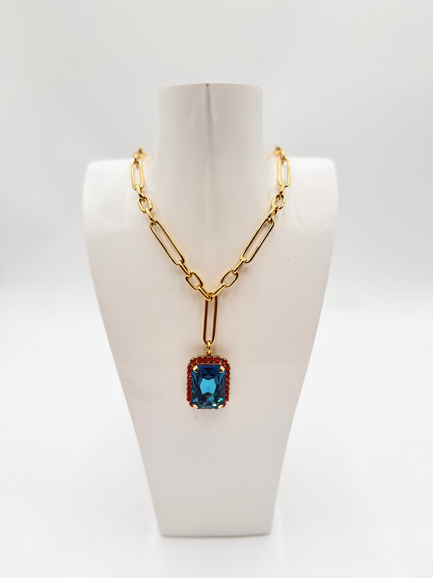 Rhys Rectangle Tova Necklace