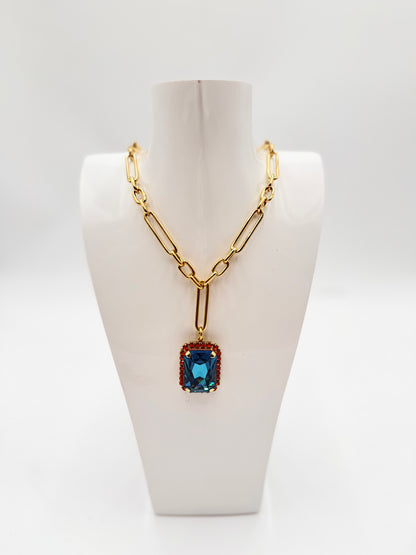 Rhys Rectangle Tova Necklace