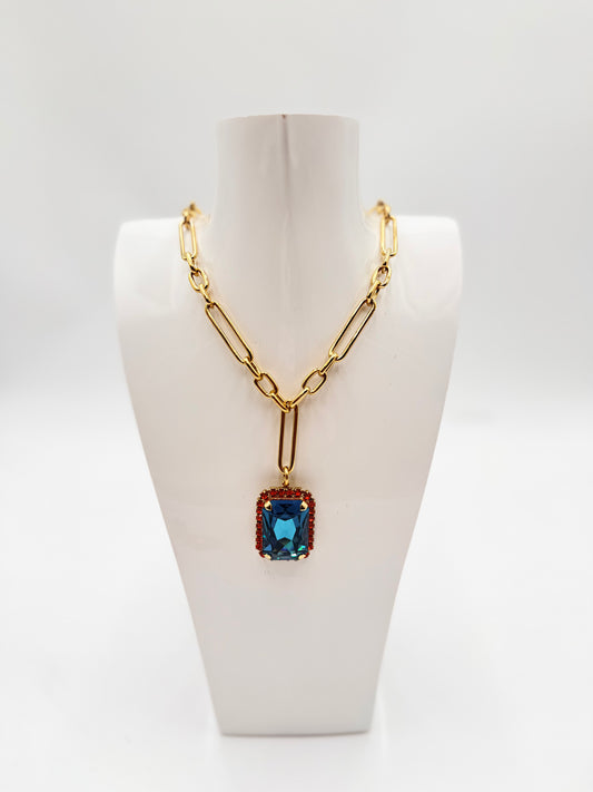 Rhys Rectangle Tova Necklace