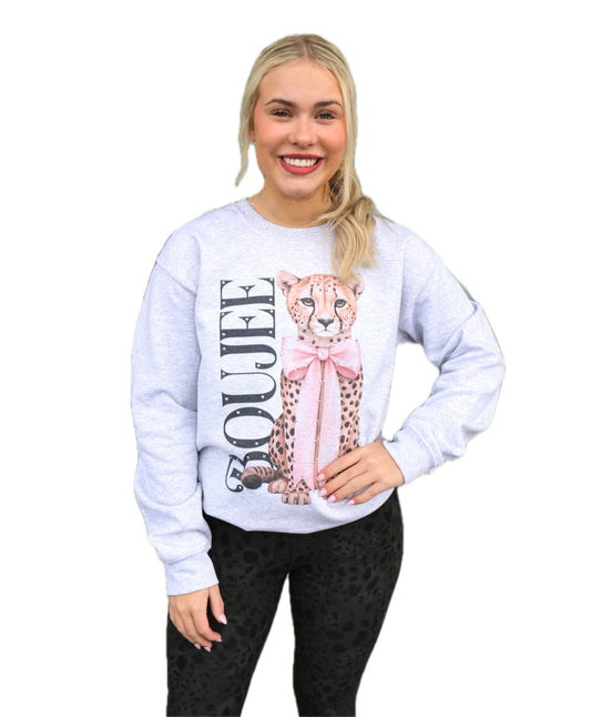 BOUJEE NOW CHEETAH SWEATER