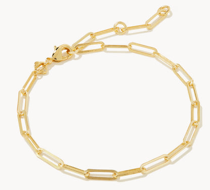 courtney paperclip bracelet