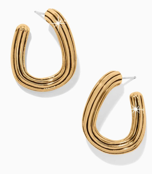 Ferrara eterna gold post earring