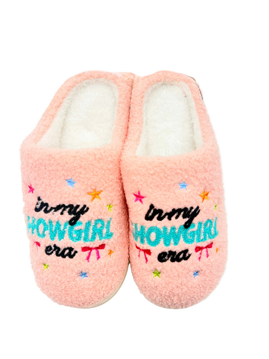 In my showgirl era slippers