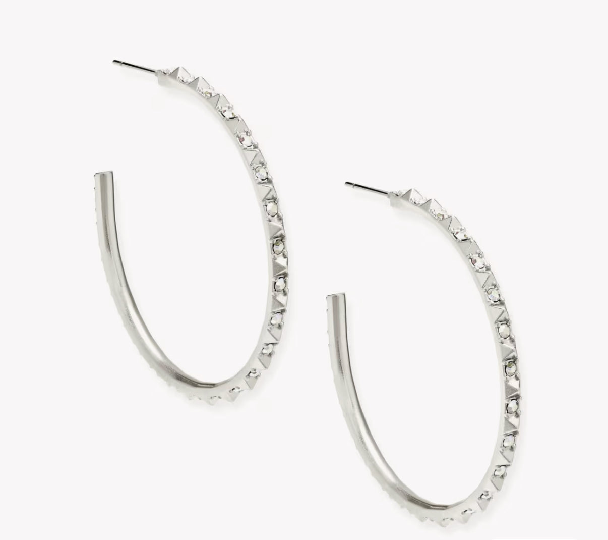 veronica hoop earring crystal