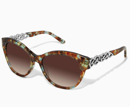 Interlok braid havana sunglasses