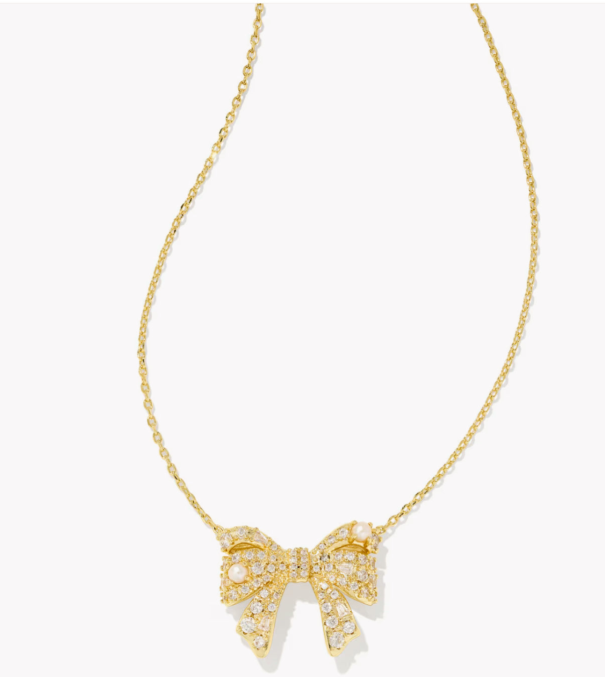 GOLD KRISTA BOW NECK