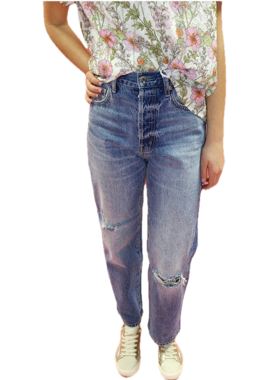Cassie Crop High Rise Straight Crop
