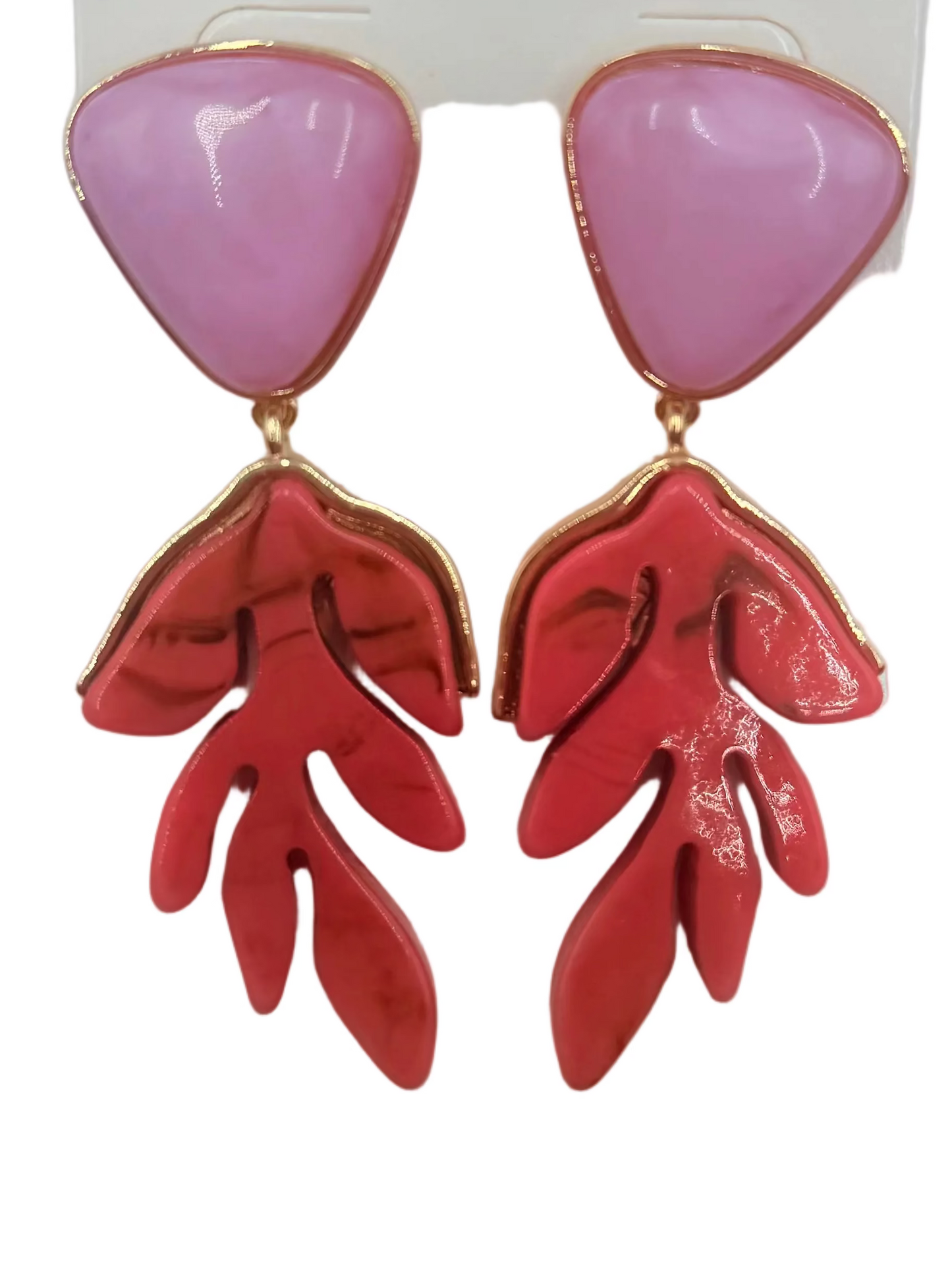 coral reef earrings