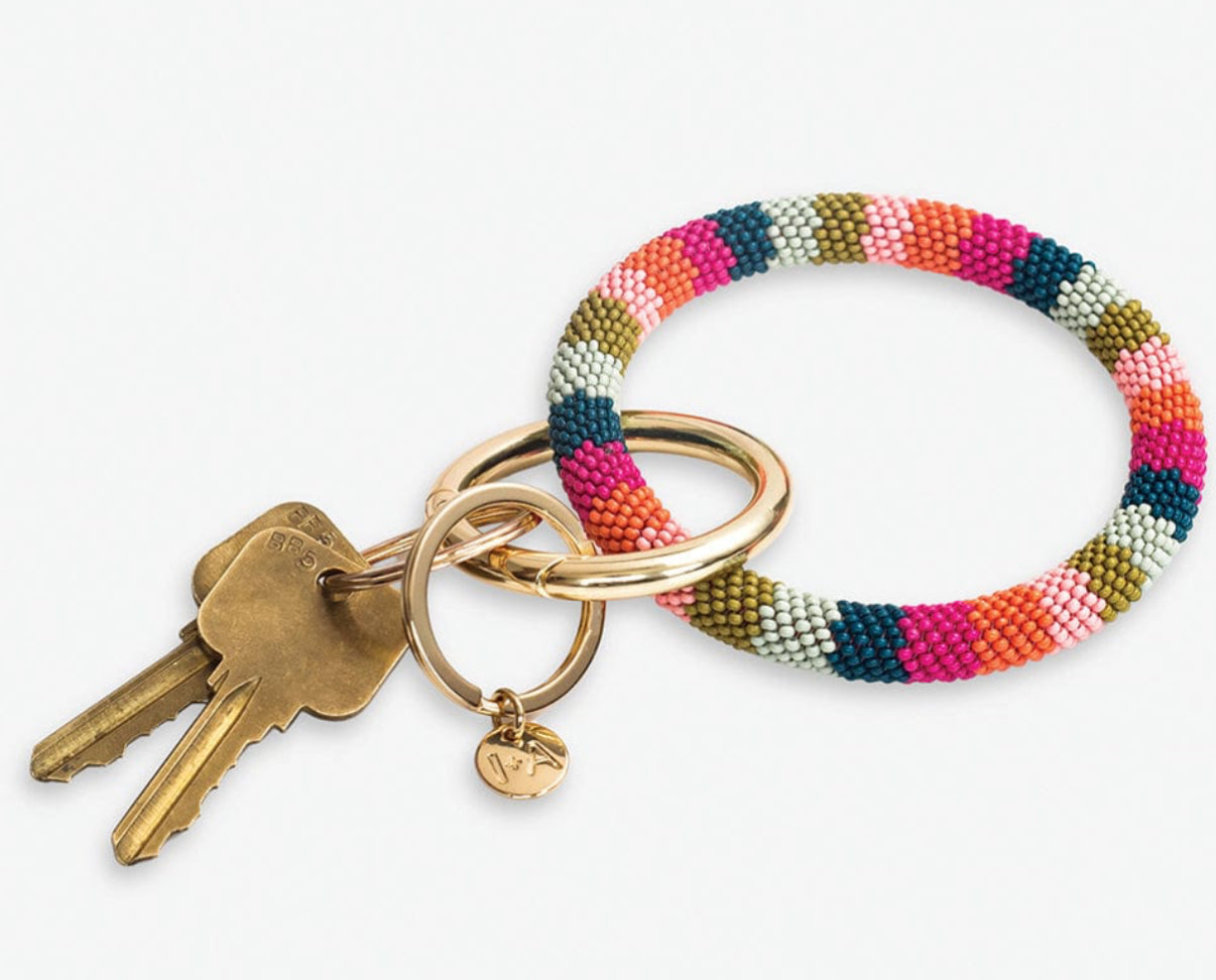 Rainbow chloe key ring