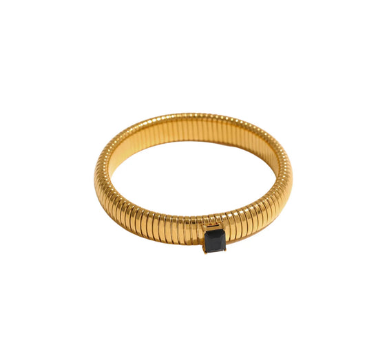 BLACK TUBE BRACELET