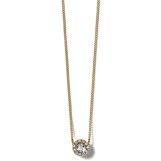 ILLUMINA MINI GOLD SLTRE NECKLACE
