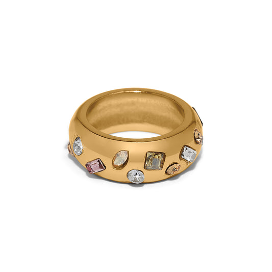 B RADIANT GOLD RING