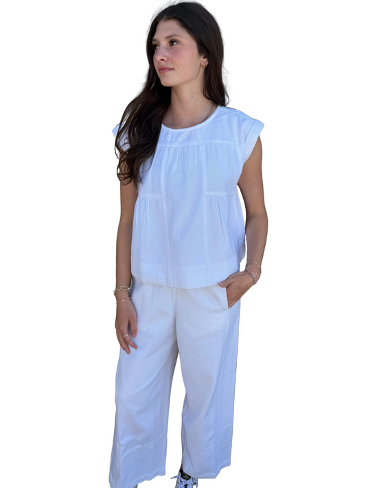 White patched swing top