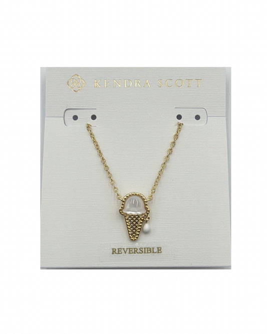 Ivory icecream pendant necklace