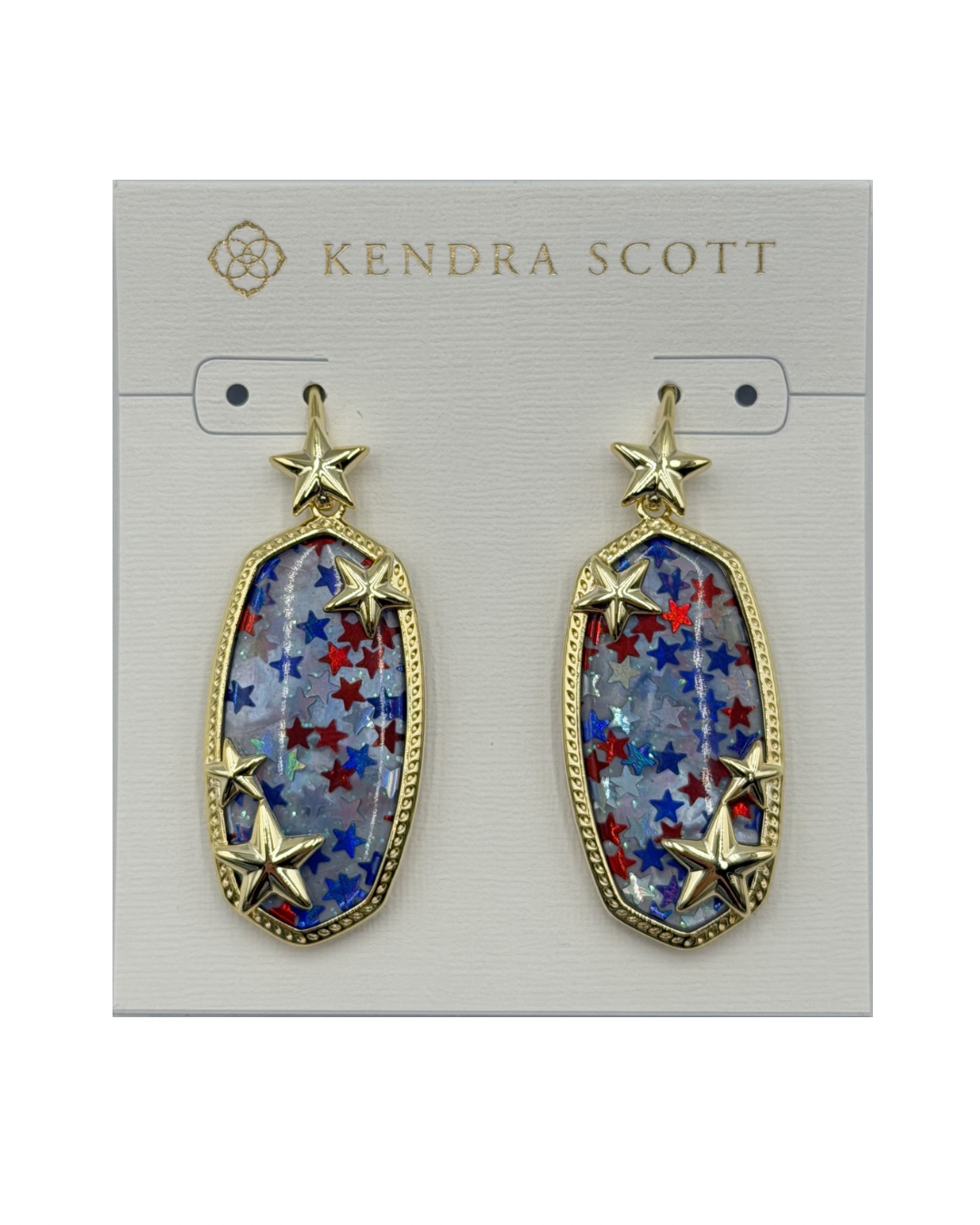 elle multi star drop earring