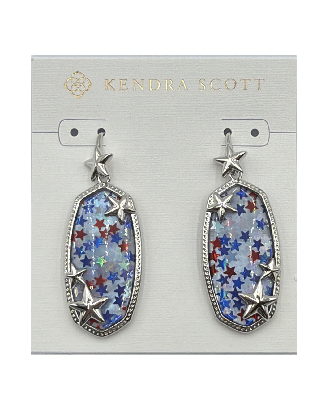 elle multi star drop earring
