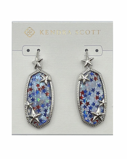 elle multi star drop earring